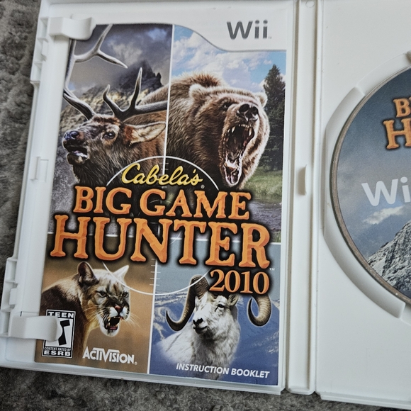 Wii Cabela's Big Hunter 2010 Rated Teen Activision - Picture 6 of 11